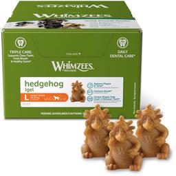 Whimzees Chewing Bones Hedgehog STOR Glutenfri Vegansk Tandkräm 6 st.